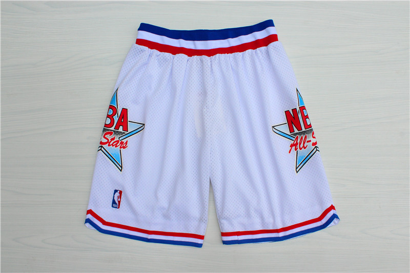 Men 1992 NBA All Star white shorts->more jerseys->NBA Jersey